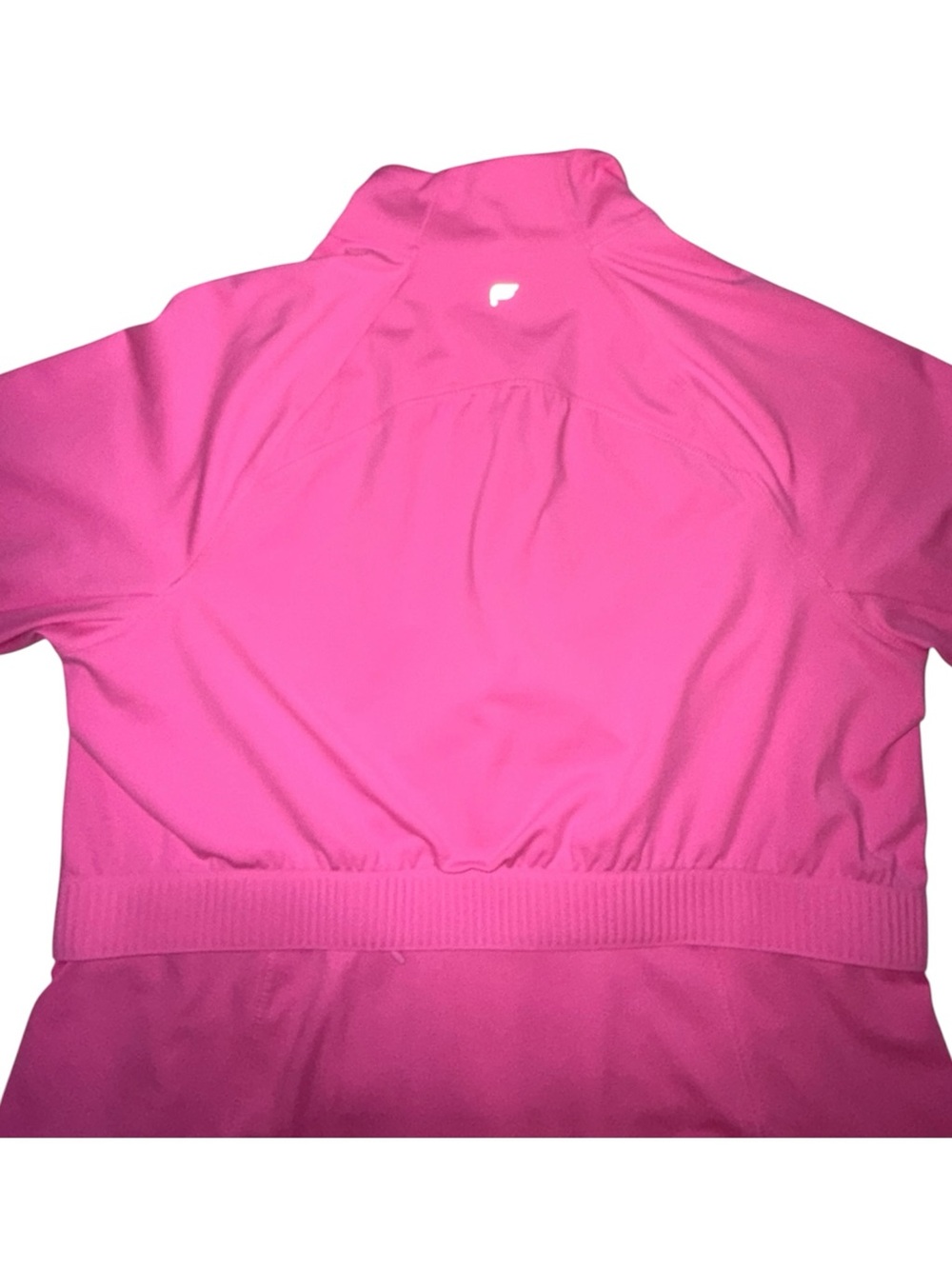 Fabletics Trinity Performance Jacket - Electric Rose Neon Hot Pink XL - Picture 9 of 11
